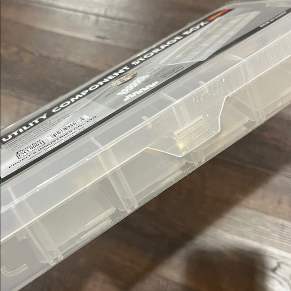 NWT Clear Utility Component Storage Box - Picture 5 of 5